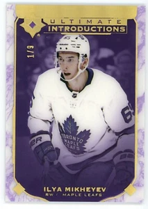2019-20 Upper Deck Ultimate Ilya Mikheyev Introductions Rookie Purple 1/9 #UI-5 - Picture 1 of 2