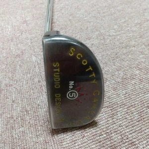 Putter Scotty Cameron Studio Design 5 (2003) 34 pulgadas diestro envío gratuito sin cubierta para la cabeza - Imagen 1 de 5