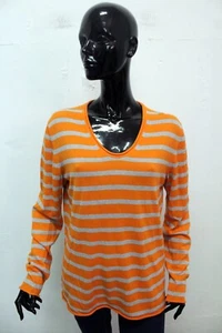 Daniele Alessandrini Maglione Donna Taglia 50 Maglioncino Cotone Sweater Woman - Picture 1 of 11