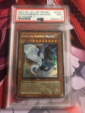 PSA 9 2007 Light And Darkness Dragon GX Volume 1 manga promo