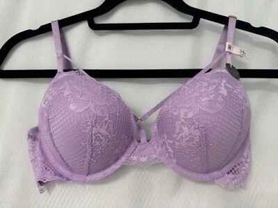 Nuevo con etiquetas Sujetador Push-Up Púrpura Victoria’s Secret Bombshell con Aros Talla 34 B Foto 1 de 4