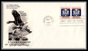US FDC # O139 "D" Rate Official ArtCraft pair 1988, 0a1142 - Picture 1 of 1