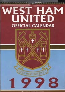 WEST HAM UNITED F.C. Calendario oficial 1998