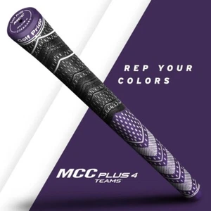Golf Pride Authentic MCC Plus4 Standard Swing Club Grip Purple/White - Picture 1 of 5