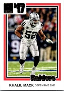 2017 Donruss 1981 '81 Tribute KHALIL MACK #11 LAS VEGAS RAIDERS 🏈 - Picture 1 of 2