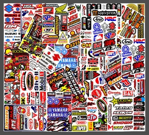 Wholesale Random 30 pcs Sheets Stickers Decal Motorcycle Car Racing Bike Helmet - Picture 1 of 12