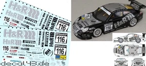 1/43 Decal Porsche 911 GT3 Cup "H&R" Jürgen Alzen Motorsport VLN 2005 - Bild 1 von 2