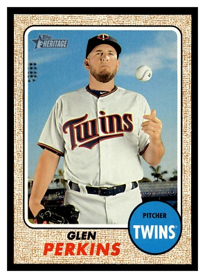 2017 Topps Heritage  #141 Glen Perkins - Image 1 of 2