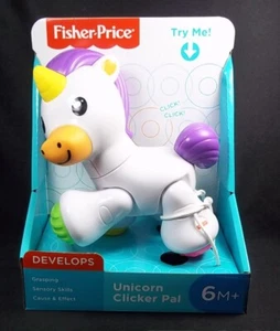 Unicorn Clicker Pal for 6 to 36 months Fisher Price NEW - Picture 1 of 3