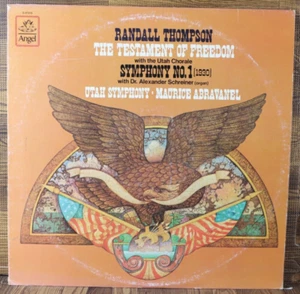 1978 12" Thompson: The Testament of Freedom; Symphony No.1 (1930) LP S-37315 - Picture 1 of 4