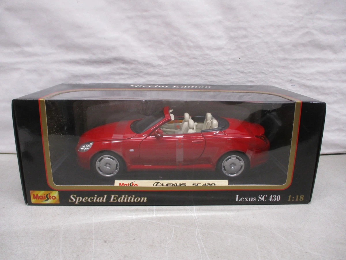 ミニカー Maisto LEXUS SC430 1/18 1/18 Lexus SC SC430 (Red) Diecast Car Model - LIVECARMODEL.com