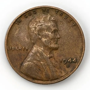 1944-D Lincoln Cent Wheat Penny RD - Bild 1 von 2