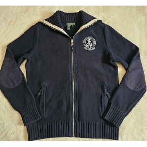 Ralph Lauren Jean Co. ZipUp Navy Blue Cardigan Damen Pullover Gr. Medium - Bild 1 von 9
