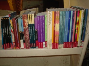 American Girl lot of 50+ books based on dolls mystery/stories + bags/stickers - Picture 1 of 6