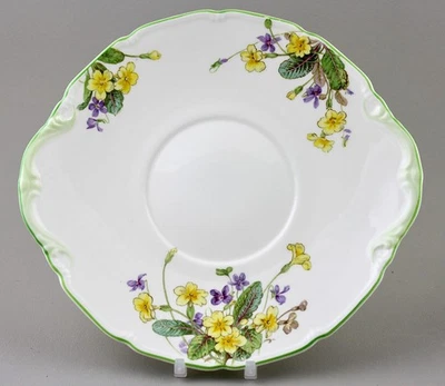 VINTAGE ROYAL DOULTON BONE CHINA APRIL V2000 CAKE OR BREAD & BUTTER PLATE MINT! - Image 1 of 4
