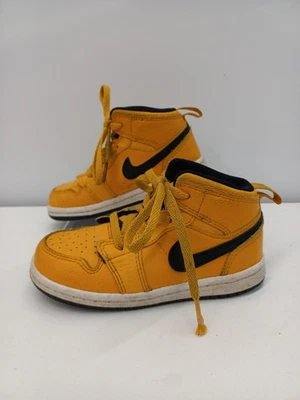 Nike детские Air Force 1 желтый размер 8C обувь - Изображение 1 из 4