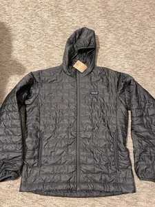 Patagonia Nano Puff Hoodie for Men, Size Large - Gray - Picture 1 of 3