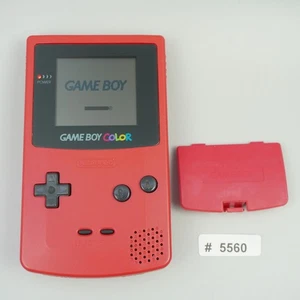 Nintendo GameBoy Color Console CGB-001 GBC Red Fully Tesed! #5560 - Picture 1 of 8