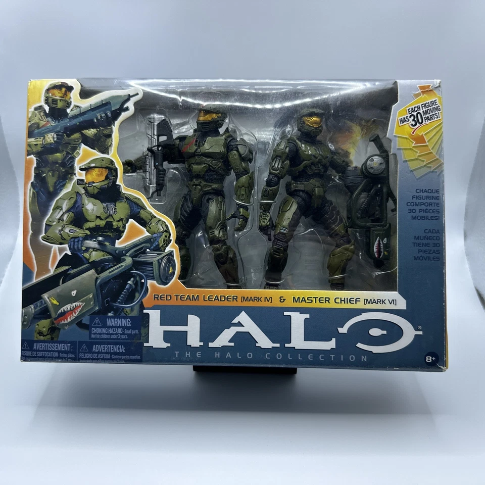 Halo Red Team Leader [Mark IV] & Master Chief [Mark VI] 2-Pack Mcfarlane Toys - Image 1 of 4