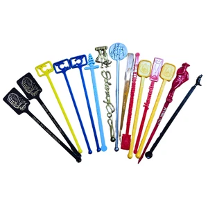 Vintage Advertising Swizzle Sticks Stirrer Sticks Tiki Bar Set Of 15 - Picture 1 of 2