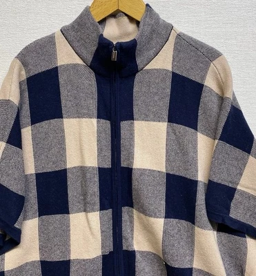 Jones New York Wool Blend Full Zip Oversized Plaid Cape  Jacket Women’s 2X/3X - Image 1 of 4