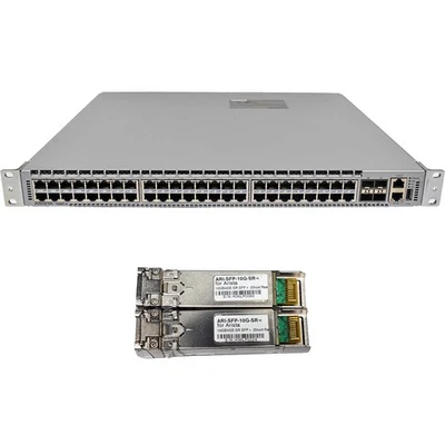 Arista DCS-7048T-A 48-Port RJ-45 GE Switch 4x 10G SFP+ 2 Mini GBICs - Image 1 of 4