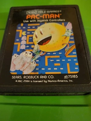 SEARS ROEBUCK & CO., Tele-games Video Arcade, "PAC-MAN" ATARI 49-75185 - Image 1 of 2