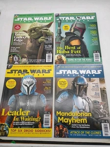 Star Wars Insider Magazine LOT MANDALORIAN Boba Fett YODA 202 206 208 210 - Foto 1 di 5