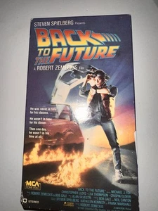 Vintage Antique Back To The Future VHS Movie Tape From 1985 Blockbuster (C5-45) - Picture 1 of 10