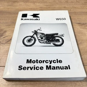 KAWASAKI OEM DEALER SHOP SERVICE OWNER MANUAL / 99-00 W650 - Picture 1 of 4