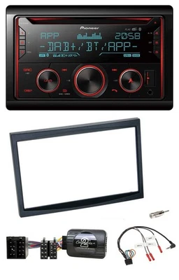 Pioneer 2DIN DAB Lenkrad Bluetooth USB CD Autoradio für Citroen C3 C2 Berlingo s - Bild 1 von 4