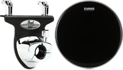 Pearl I.S.S. Tom Mount System - 12-16-inch + Evans TT16RBG Value Bundle — 第 1/3 张图片