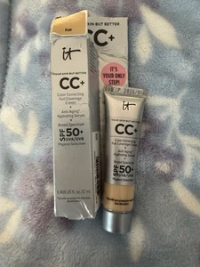 It Cosmetics CC+ SPF 50~ Fair Skin Tone Travel Size 0.406 ~ NIB - Picture 1 of 3