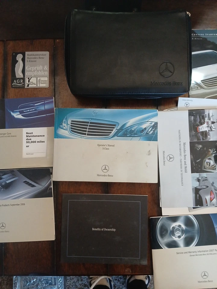 Mercedes S550 W221 2007 manual del operador guía de información + con juego de estuche OEM Foto 1 de 4