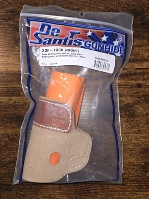 Desantis Gunhide 口袋 Tuck S&W 保镖 380 106NAU7Z0 右手枪套 — 第 1/2 张图片