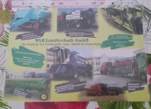Prospekt WBL Landtechnik Neustadt, Fortschritt Landmaschinen, MDW, DDR - Bild 1 von 2