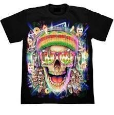 Rock Chang 4D Skull T Shirt with Nose Ring 4D25