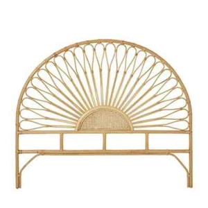 Rattan Bedhead, Rattan Headboard, Bedrail, cane Handmade Bedhead, Boho bedhead. - Picture 1 of 6