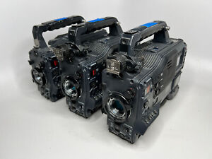Lot of 3 Panasonic AJ-HDX900P DVCPRO HD 2/3" B4 Camcorders w/ SDI