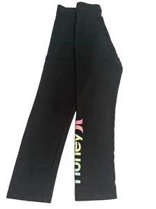 Black Hurley Leggings - Girls Size L - Picture 1 of 5