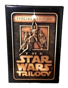 Vintage The Star Wars Trilogy Special Edition Rectangle Advertising Button 1996 - Picture 1 of 3