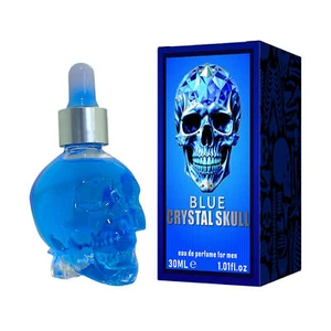 Blue Crystal Scull Fragrance For Men Cologne Eau De Perfume 30ml - Picture 1 of 12
