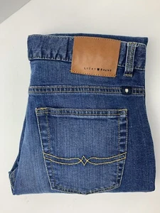 Lucky Brand Boys Size 18 Authentic Skinny Jeans Adjustable Waist Medium Wash - Picture 1 of 6