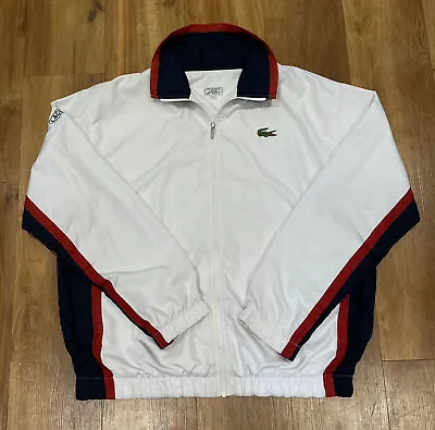 CAMICIA LACOSTE VINTAGE ANNI '90 CASUAL TRACKSUIT GIACCA TOP SURVEYMENT GIACCA Taglia L • 67.03€