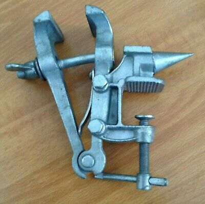 Vtg Russian USSR Small Bench Vise With Anvil For Silversmiths - Watchmakers NOS • 117.85£