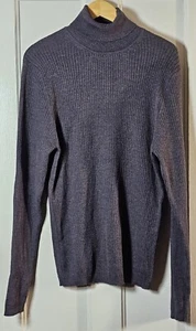 Fiesole Pullover Damen XL Neu mit Etikett braun reine Merinowolle gerippt Rollkragen Italy Fehler - Bild 1 von 24