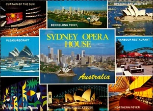 Sydney Multi View Postcard. Vintage 80s Old Australia - Picture 1 of 2