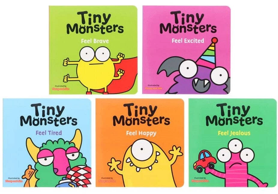 Big Emotions Tiny Monsters Feelings 5 Books Set - Ages 3-5 - Board Book - Image 1 of 1