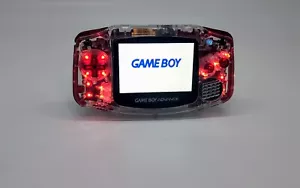 Game Boy Advance GBA lustig spielende ultimative klare Edition - RGB - rote Leiterplatte - Bild 1 von 8