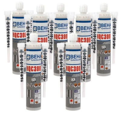 Verbundmörtel Ankerkleber Injektionsmörtel 7 Kartuschen + 14 Statikmischer - Bild 1 von 4